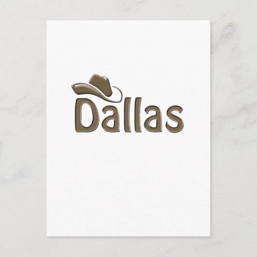 Dallas Briefkaart (Voorkant)