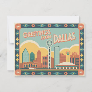  Dallas Briefkaart   Groeten uit Dallas