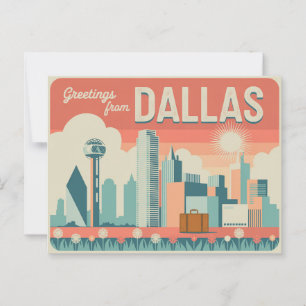  Dallas Briefkaart   Groeten uit Dallas