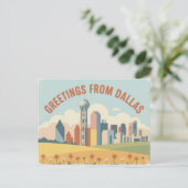  Dallas Briefkaart | Groeten uit Dallas (Staand voorkant)