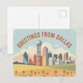  Dallas Briefkaart | Groeten uit Dallas (Voorkant / Achterkant)