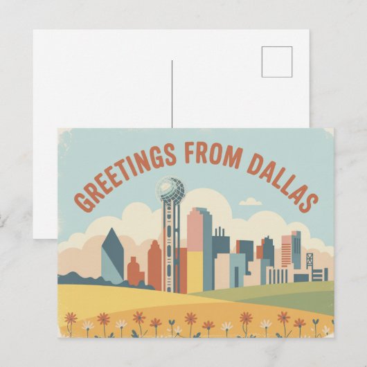  Dallas Briefkaart | Groeten uit Dallas (Voorkant / Achterkant)