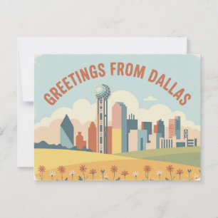  Dallas Briefkaart   Groeten uit Dallas