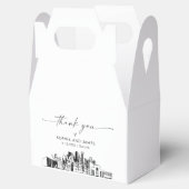 Dallas bruiloft gepersonaliseerde gunst box bedankdoosjes (Geopend)