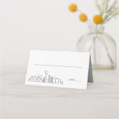 Dallas Bruiloft | Tabelnaam Kaarten plaatsen Plaatskaartje (Voorkant)