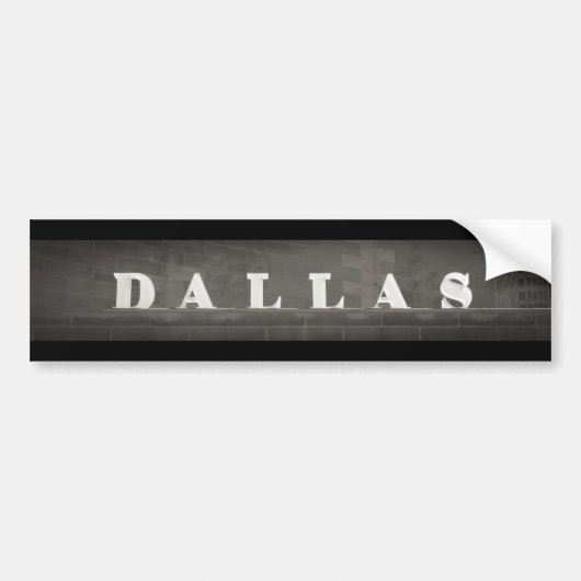 Dallas Bumpersticker (Voorkant)
