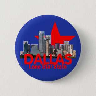 DALLAS-Button Ronde Button 5,7 Cm