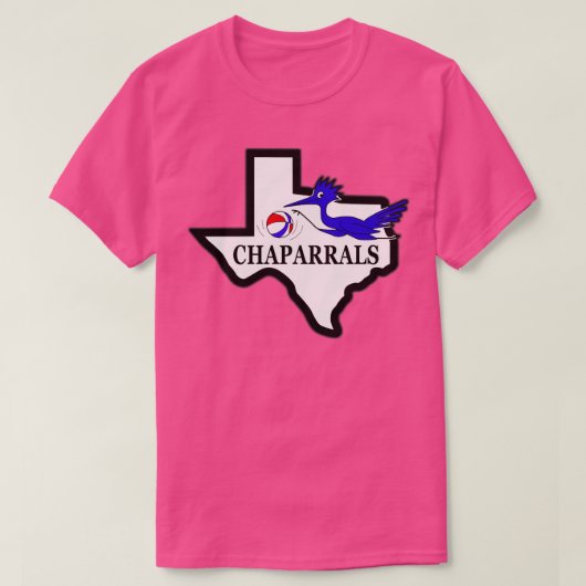 Dallas Chapparals Basketbal 1973 TShirt (Design voorkant)