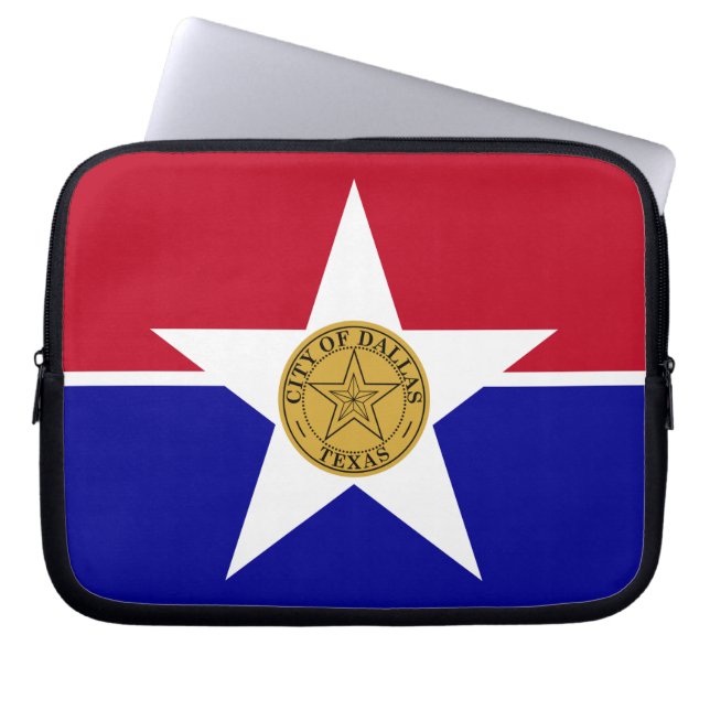 Dallas City-laptophoes Laptop Sleeve (Voorkant)