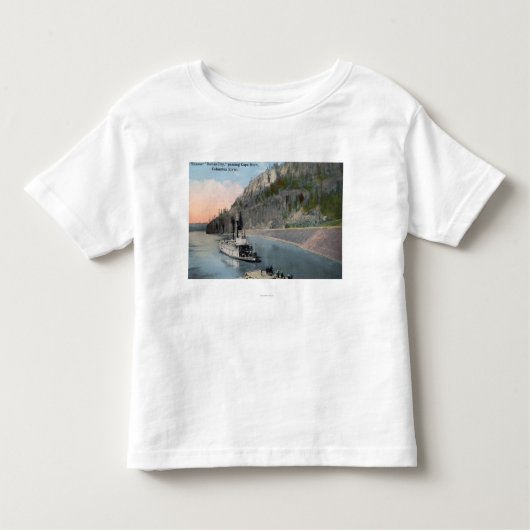 Dallas City Steamer op de Columbia Kinder Shirts (Voorkant)