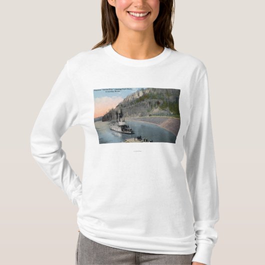 Dallas City Steamer op de Columbia T-shirt (Voorkant)