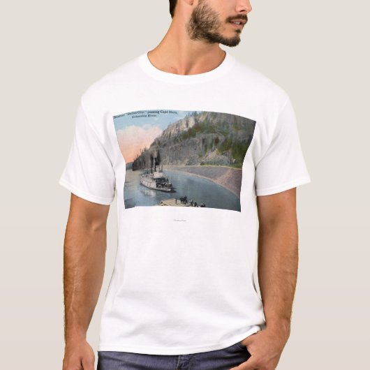 Dallas City Steamer op de Columbia T-shirt (Voorkant)