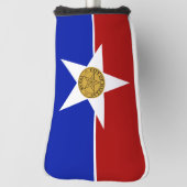 Dallas City vlag Golfheadcover (Draai 90)