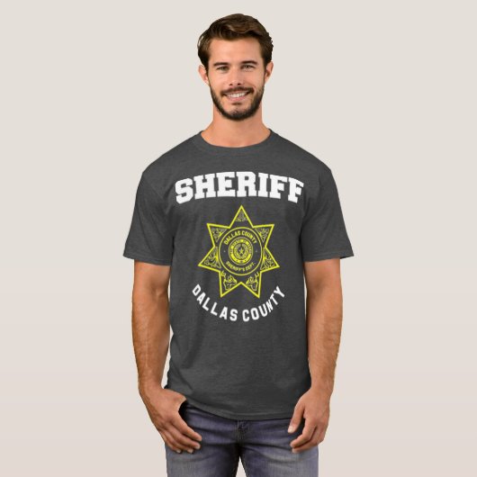 Dallas County Texas Sheriff Deputies T-shirt (Voorkant volledig)