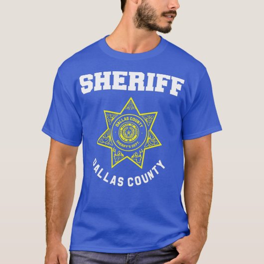 Dallas County Texas Sheriff Deputies T-shirt (Voorkant)