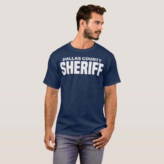 Dallas County Texas Sheriff Deputies T-shirt (Voorkant volledig)