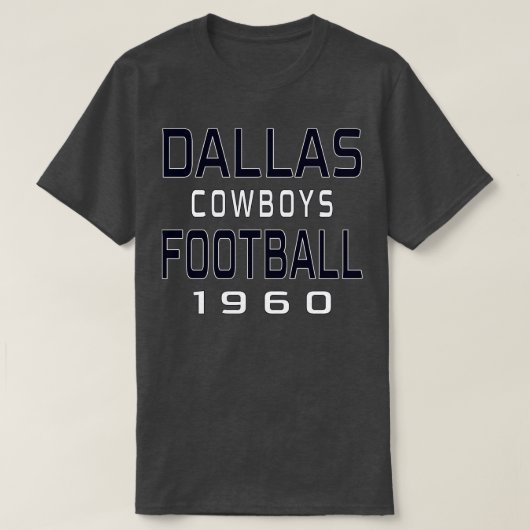Dallas Cowboys 1960 Classic T-shirt (Design voorkant)