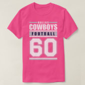 Dallas Cowboys 1960 Team TShirt (Design voorkant)