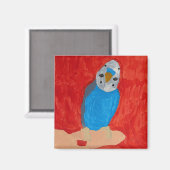 Dallas de Budgie keramische magneet (Voorkant / Achterkant)