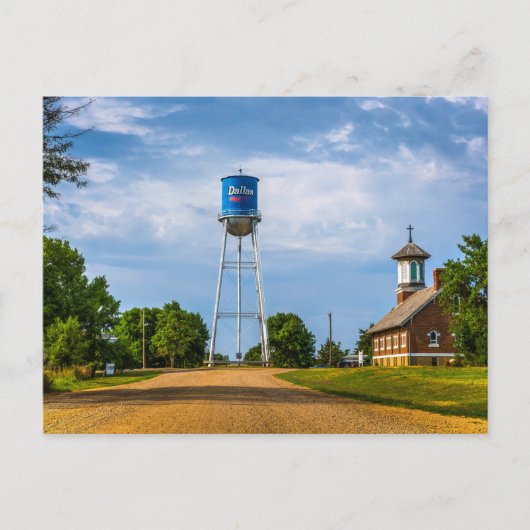 Dallas, de Toren van het Water van BR & Museum Briefkaart (Voorkant)