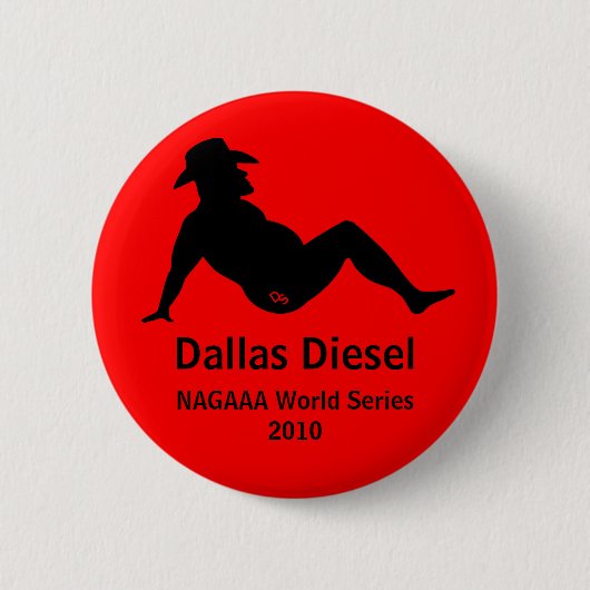 Dallas Diesel Herdenking 2010 Button (Voorkant)
