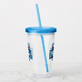 Dallas Dodgeball Logo Acryltumbler Acryl Drinkbeker (Links)
