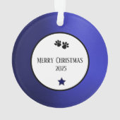 Dallas Dog Fan Aanpasbaar Ornament (achterkant)