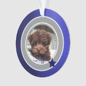Dallas Dog Fan  Customizable Ornament (voorkant)