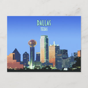 Dallas Downtown Texas  Briefkaart