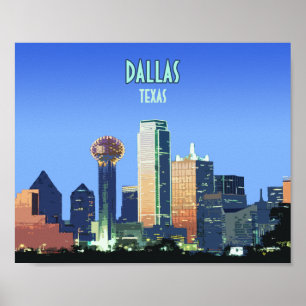 Dallas Downtown Texas  Poster