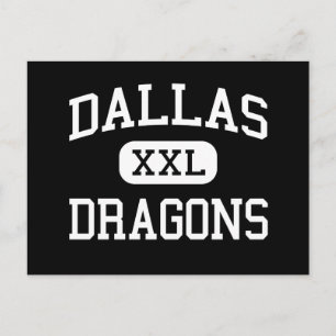 Dallas - Dragons - High School - Dallas Oregon Briefkaart