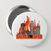 Dallas en Fuego Button (Voorkant /achterkant)