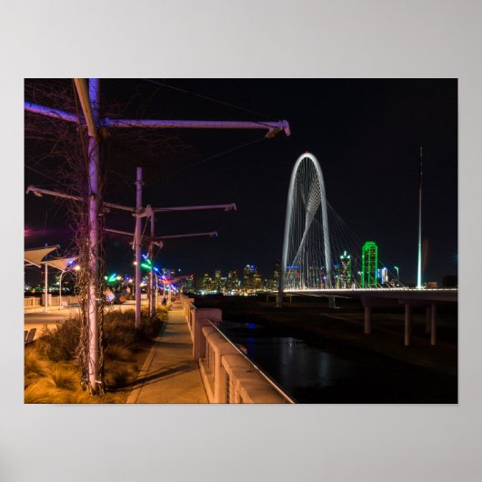 Dallas Evening Walk Poster (Voorkant)