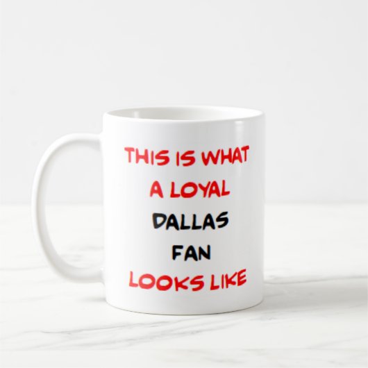 Dallas-fan, loyaal koffiemok (Links)