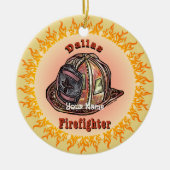 Dallas Firefighter Keramisch Ornament (Voorkant)