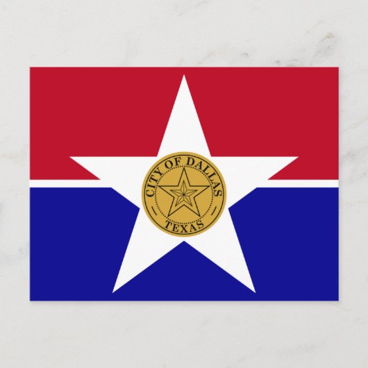 Dallas Flag Briefkaart (Voorkant)