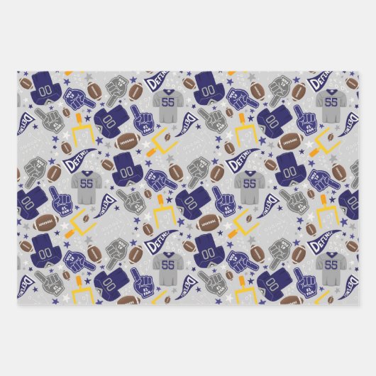 Dallas Football Fan Inpakpapier Vel (Voorkant)