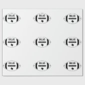 Dallas Football Theme Cadeaupapier (Vlak)