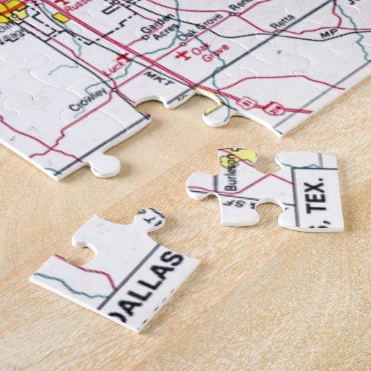 Dallas/Fort Worth Legpuzzel (Zijkant)