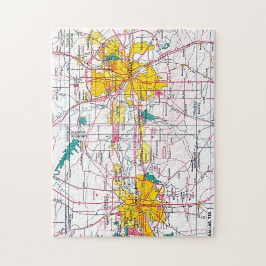 Dallas/Fort Worth Legpuzzel (Verticaal)