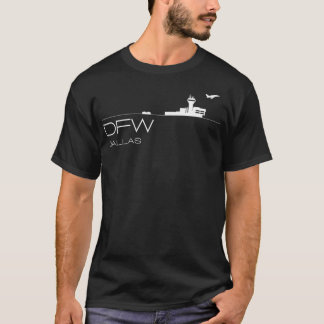 Dallas Forth Worth Airport Code Souvenir Gift DFW T-shirt