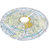 Dallas Ft. Worth Flyway Chart Kerstboom Rok (Gekanteld)