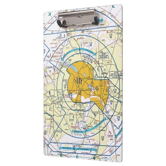 Dallas Ft. Worth Flyway Chart Klembord (Links)