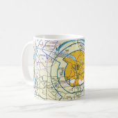 Dallas - Ft. Worth Flyway Grafiek Koffiemok (Voorkant links)