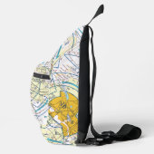 Dallas - Ft. Worth Flyway Grafiek Sling Bag (Rechts)