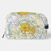 Dallas - Ft. Worth Flyway Grafiek Toilettasje (Achterkant)