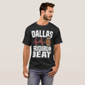 DALLAS GRIDIRON BEAT - TEXAS VOETBAL T-SHIRT (Voorkant volledig)
