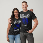 Dallas had een klein lamssportdesignkledingstuk t-shirt (Unisex)