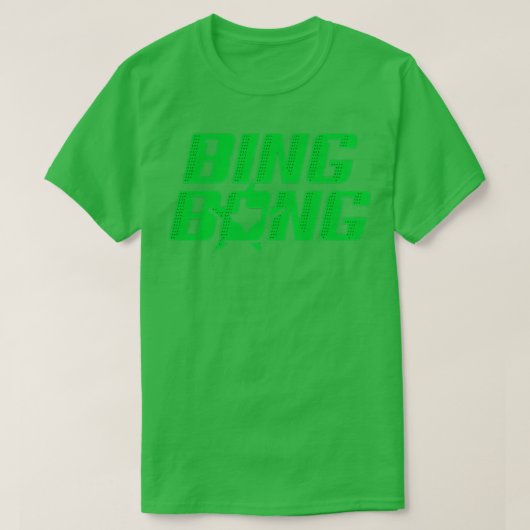 Dallas Hockey Bing Bong T-shirt (Design voorkant)