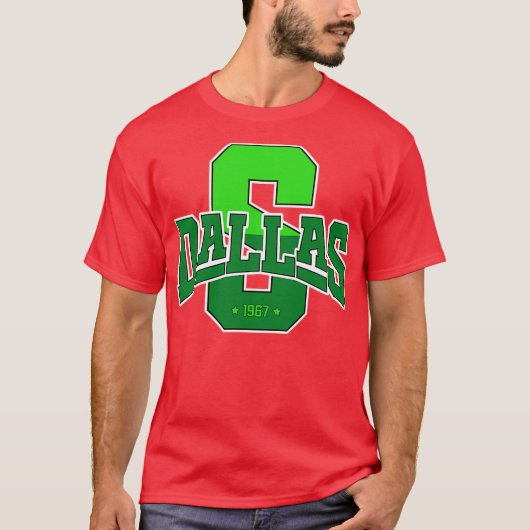 Dallas Hockey Team Design T-shirt (Voorkant)